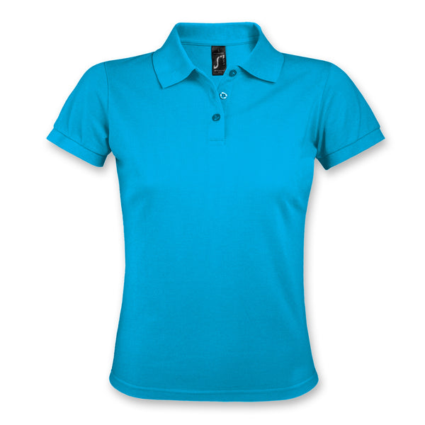 SOLS Prime Womens Polo Shirt [118088 - Aqua]