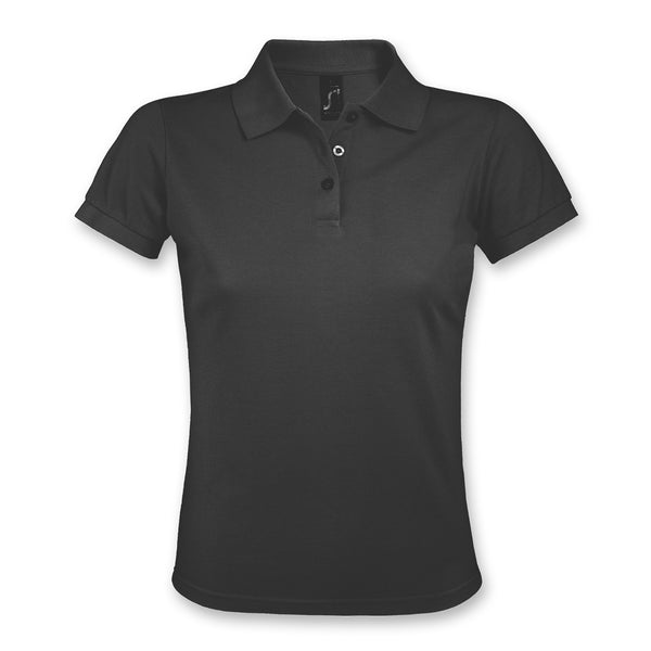 SOLS Prime Womens Polo Shirt [118088 - Black]