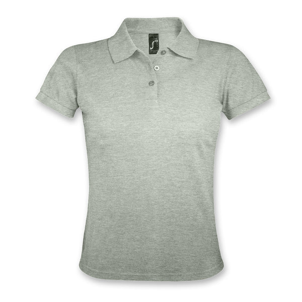 SOLS Prime Womens Polo Shirt [118088 - Grey Melange]