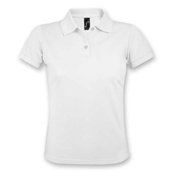 SOLS Prime Womens Polo Shirt [118088 - White]