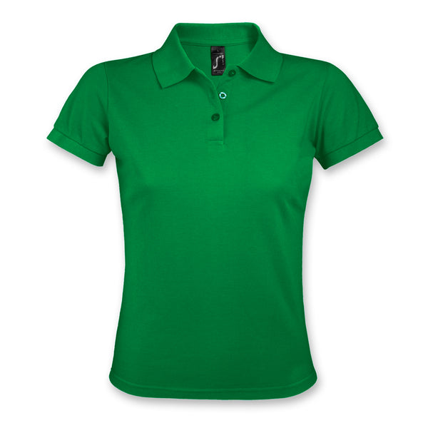 SOLS Prime Womens Polo Shirt [118088 - Kelly Green]