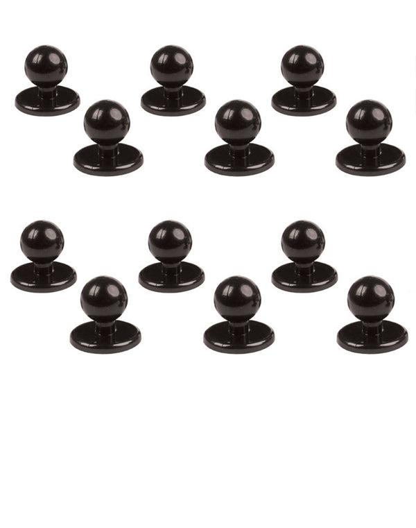 Chef Wear Exchangeable Buttons [CBT01 - Black]