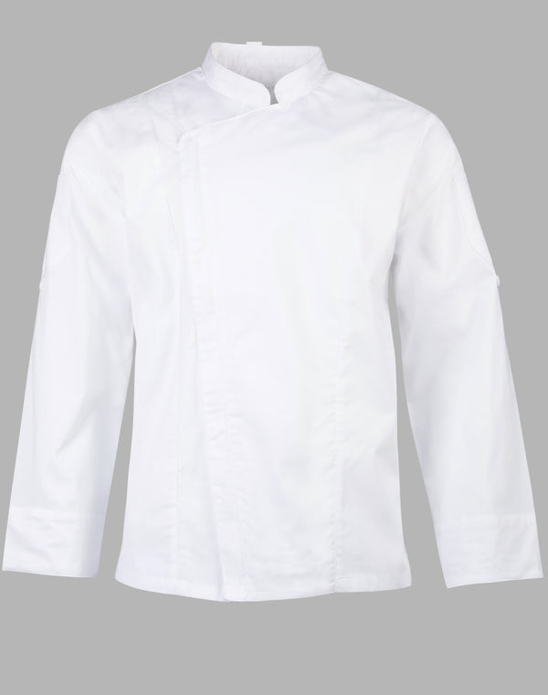 Mens Functional Chef Jackets [CJ03 - White]