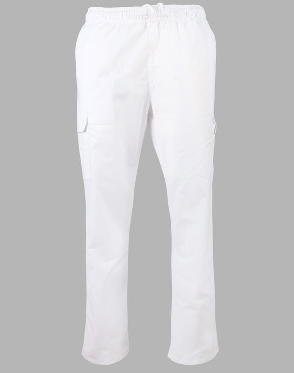 Mens Functional Chef Pants [CP03 - White]