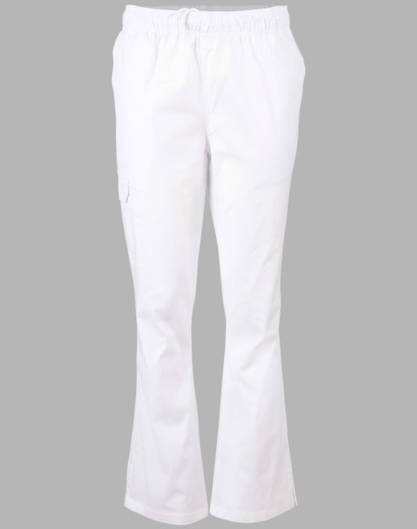 Ladies Functional Chef Pants [CP04 - White]
