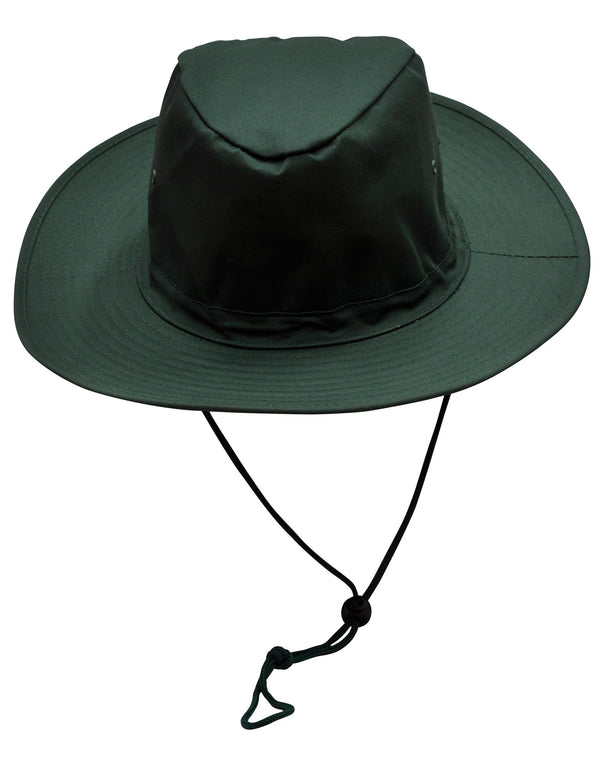 Slouch Hat With Break Away Clip Strap [H1026 - Bottle]