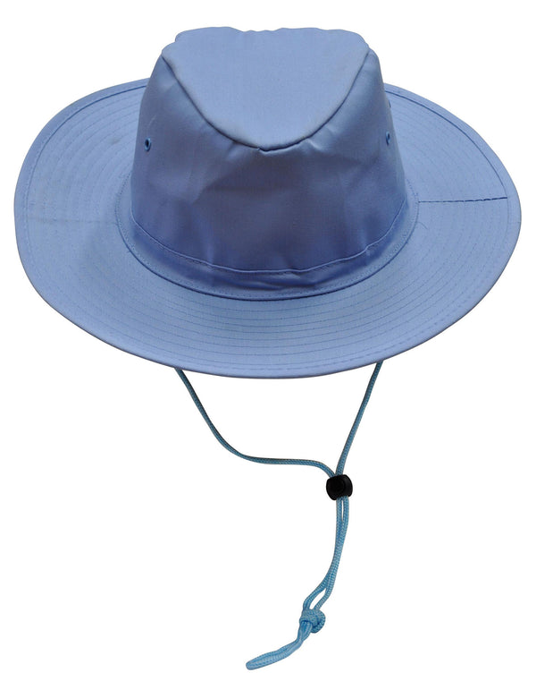 Slouch Hat With Break Away Clip Strap [H1026 - Skyblue]