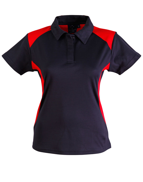 Winner Polo Ladies [PS32A - Navy / Red]