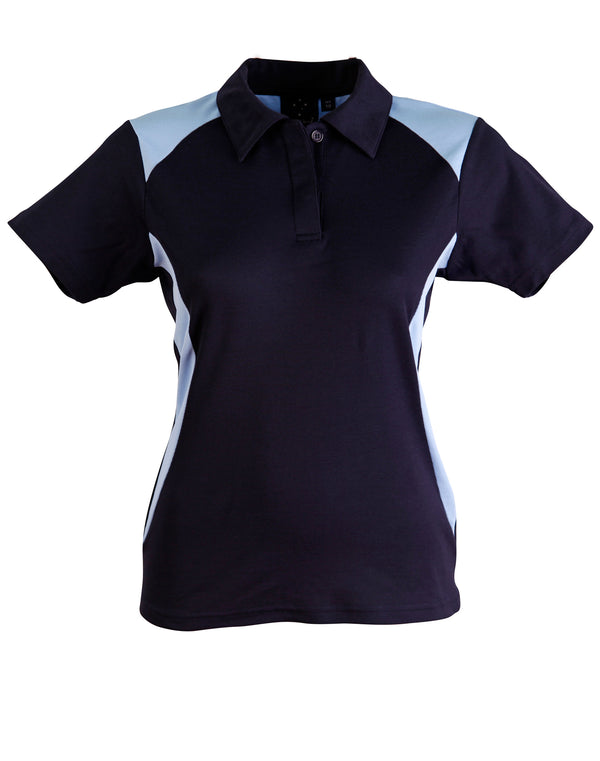 Winner Polo Ladies [PS32A - Navy / Skyblue]