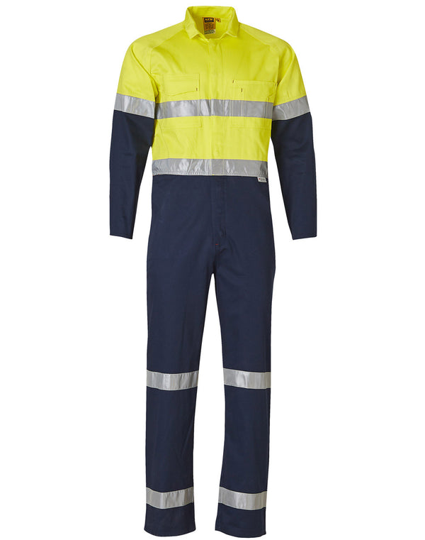 Mens Two Tone Coverall [SW207 - Yellow / Navy]