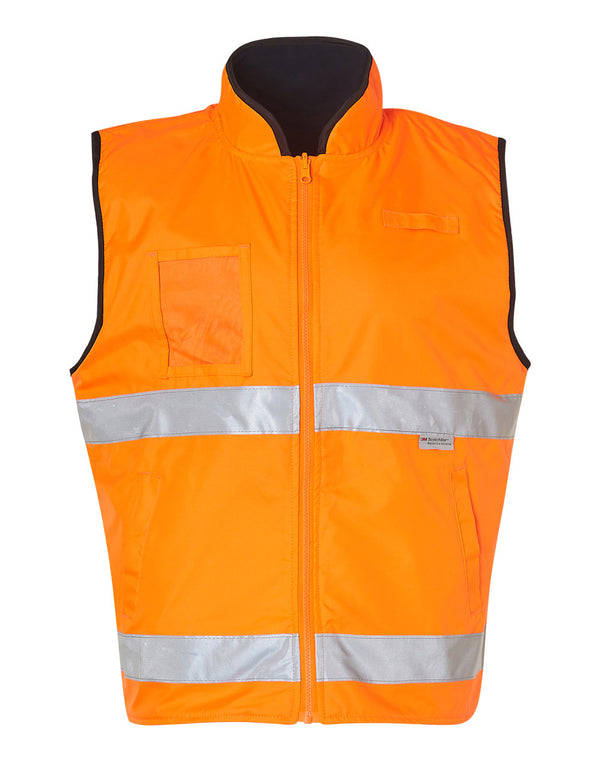 Hi Vis Safety Vest [SW49 - Orange / Navy]