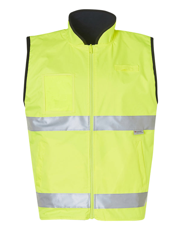 Hi Vis Safety Vest [SW49 - Yellow / Navy]