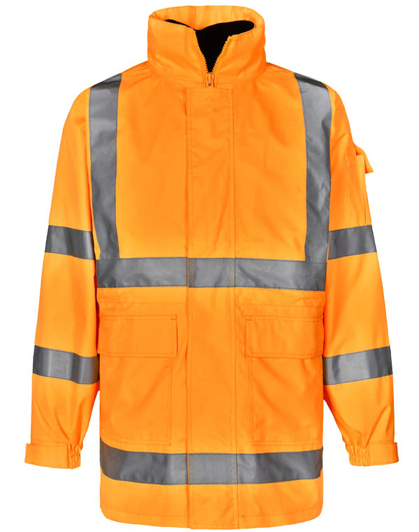 Vic Rail Hi Vis Safety Jacket   Unisex [SW75 - Orange]