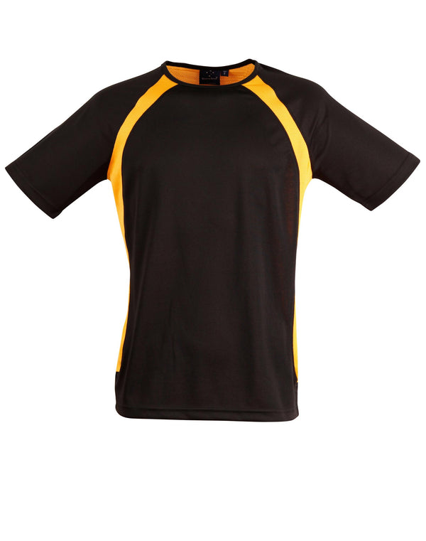 Sprint Tee Shirt Mens [TS71 - Black / Gold]