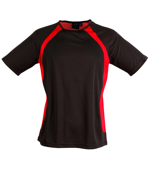 Sprint Tee Shirt Mens [TS71 - Black / Red]