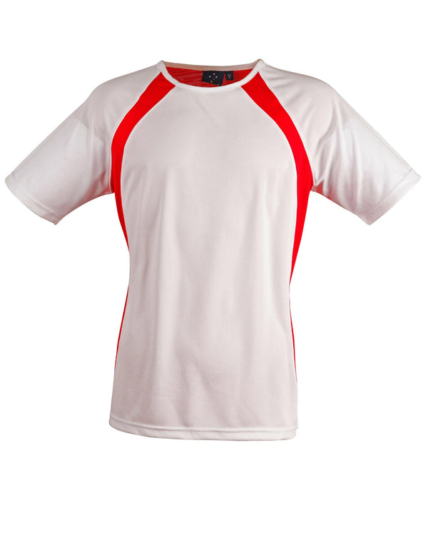Sprint Tee Shirt Mens [TS71 - White / Red]