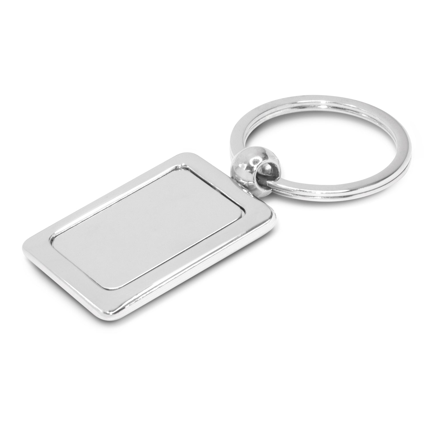 Rectangular Metal Key Ring [100316]
