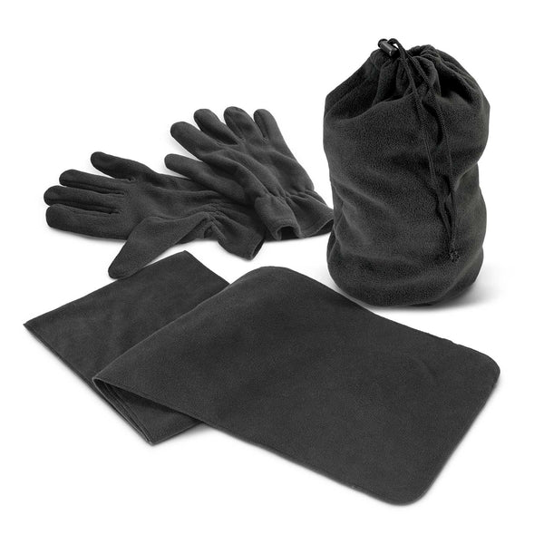 Seattle Scarf and Gloves Set [113845 - Black]