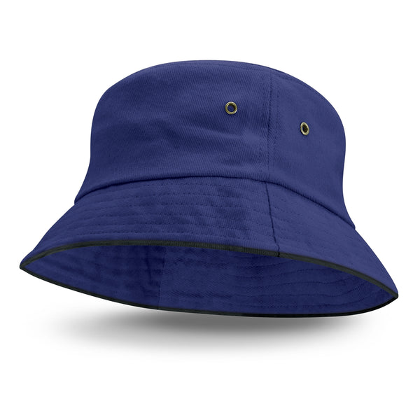 Bondi Bucket Hat  Black Sandwich Trim [115493 - Royal Blue]