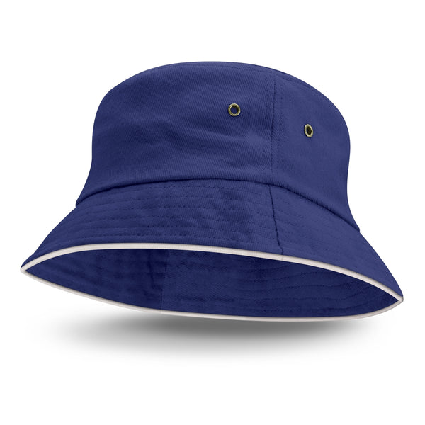 Bondi Bucket Hat  White Sandwich Trim [115740 - Royal Blue]