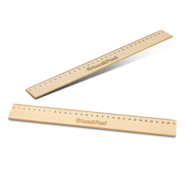 Wooden 30cm Ruler [117337]