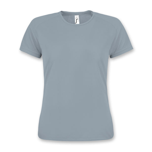 SOLS Sporty Womens TShirt [118086 - Pure Grey]