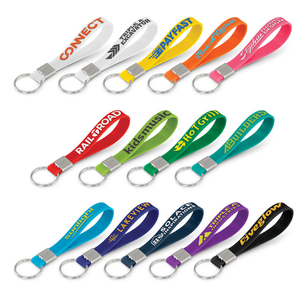 Silicone Key Ring  Embossed [118672]
