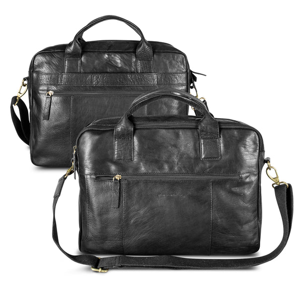 Pierre Cardin Leather Laptop Bag [121123]