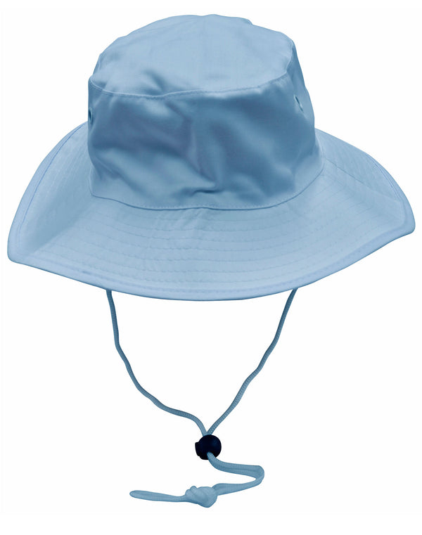 Surf Hat With Break Away Strap [H1035 - Skyblue]